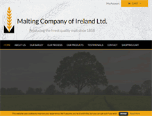 Tablet Screenshot of maltingcompany.ie